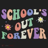 School's Out Forever Teacher Retirement Boho Flower Women's Sweatshirt thumb 2