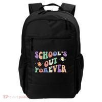 School's Out Forever Teacher Retirement Boho Flower Backpack thumb 0