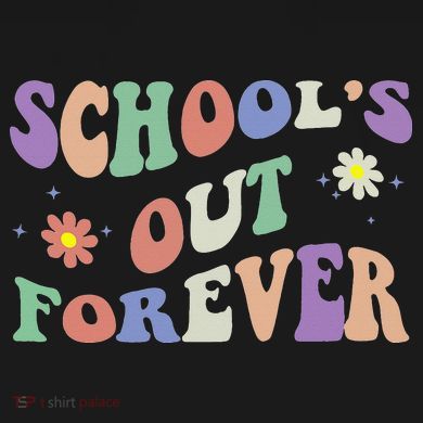 School's Out Forever Teacher Retirement Boho Flower Coaster