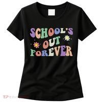 School's Out Forever Teacher Retirement Boho Flower Women's T-Shirt thumb 0