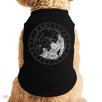 Sons Of Fenrir SköLl And Hati Ying Yang Wolf Doggie Tank
