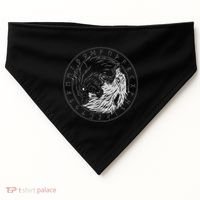 Sons Of Fenrir SköLl And Hati Ying Yang Wolf USA-Made Doggie Bandana thumb 0