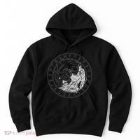 Sons Of Fenrir SköLl And Hati Ying Yang Wolf Hoodie thumb 0