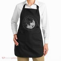 Sons Of Fenrir SköLl And Hati Ying Yang Wolf Apron thumb 2