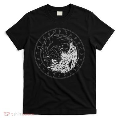 Sons Of Fenrir SköLl And Hati Ying Yang Wolf T-Shirt