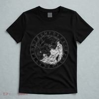 Sons Of Fenrir SköLl And Hati Ying Yang Wolf T-Shirt thumb 5