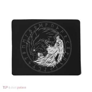 Sons Of Fenrir SköLl And Hati Ying Yang Wolf Mousepad