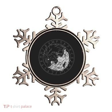 Sons Of Fenrir SköLl And Hati Ying Yang Wolf Ornament
