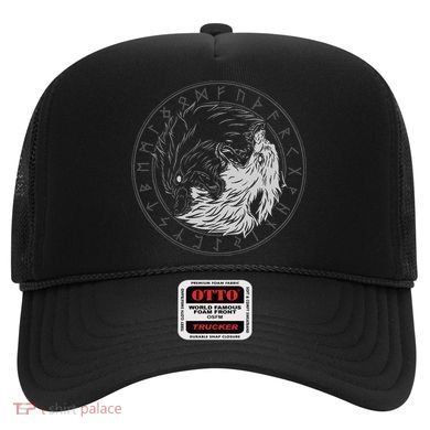 Sons Of Fenrir SköLl And Hati Ying Yang Wolf Hat