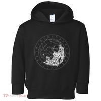 Sons Of Fenrir SköLl And Hati Ying Yang Wolf Toddler Hoodie thumb 0