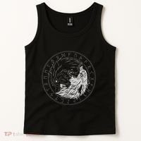 Sons Of Fenrir SköLl And Hati Ying Yang Wolf Tank Top thumb 2