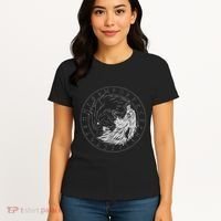 Sons Of Fenrir SköLl And Hati Ying Yang Wolf Women's T-Shirt thumb 4