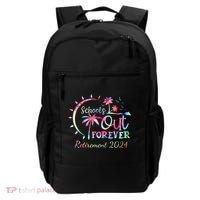 Schools Out Forever Retirement 2024 Retired Teacher Backpack thumb 0