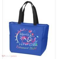 Schools Out Forever Retirement 2024 Retired Teacher Tote Bag thumb 3
