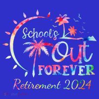 Schools Out Forever Retirement 2024 Retired Teacher Tote Bag thumb 4