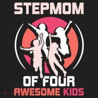 Stepmom Of Four Awesome Mother's Day Stepmother Mom Gift Hat thumb 2