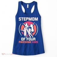 Stepmom Of Four Awesome Mother's Day Stepmother Mom Gift Women's Tank Top thumb 0
