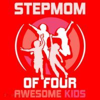 Stepmom Of Four Awesome Mother's Day Stepmother Mom Gift Santa Hat thumb 1