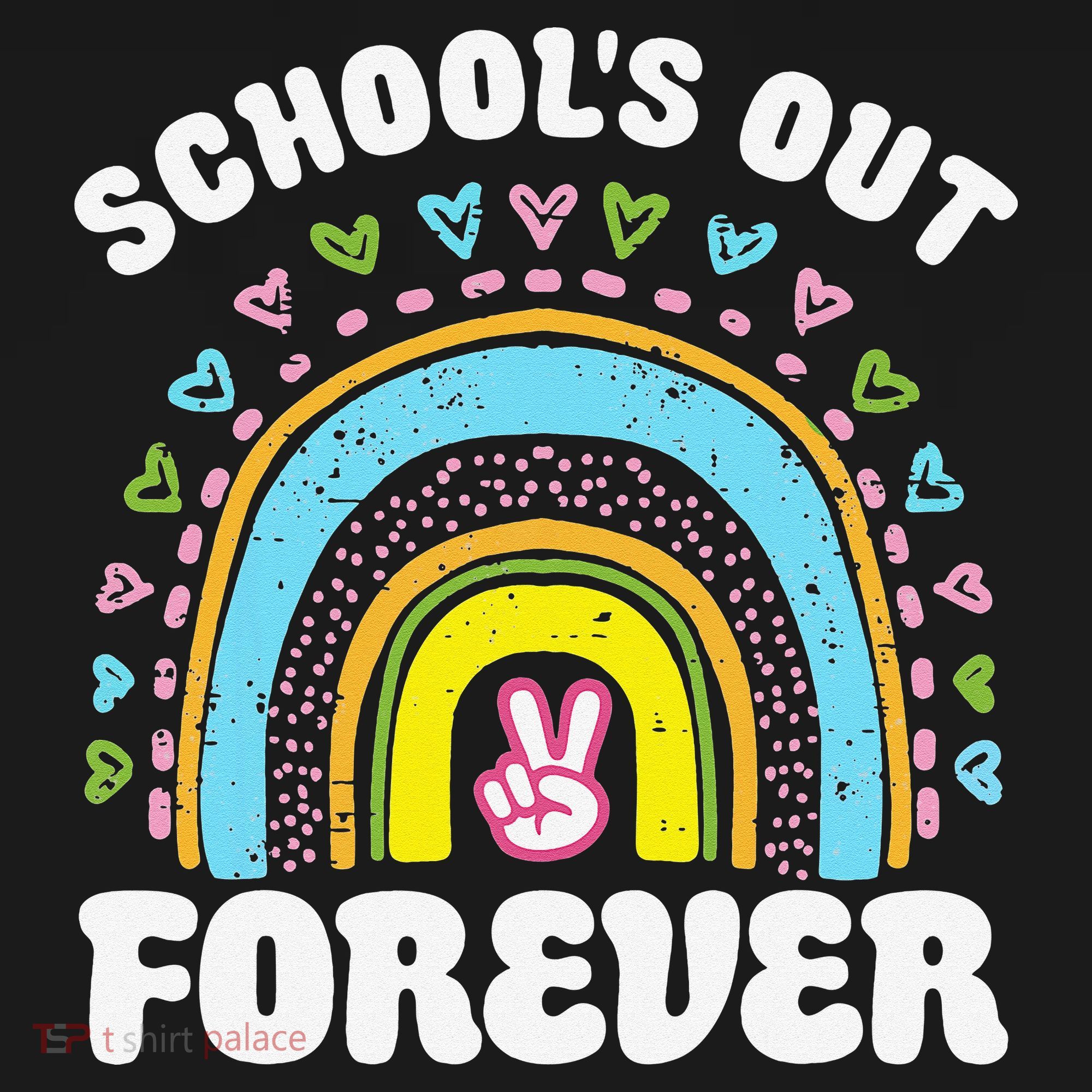 School's Out Forever Rainbow Teacher Retirement Teacher Life Tote Bag