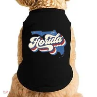 State Of Florida Retro Logo Doggie Tank thumb 0