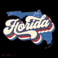 State Of Florida Retro Logo Bucket Hat thumb 4