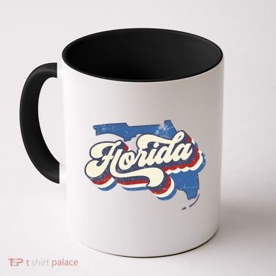 State Of Florida Retro Logo Coffee Mug