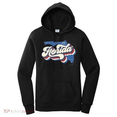 State Of Florida Retro Logo Women's Hoodie