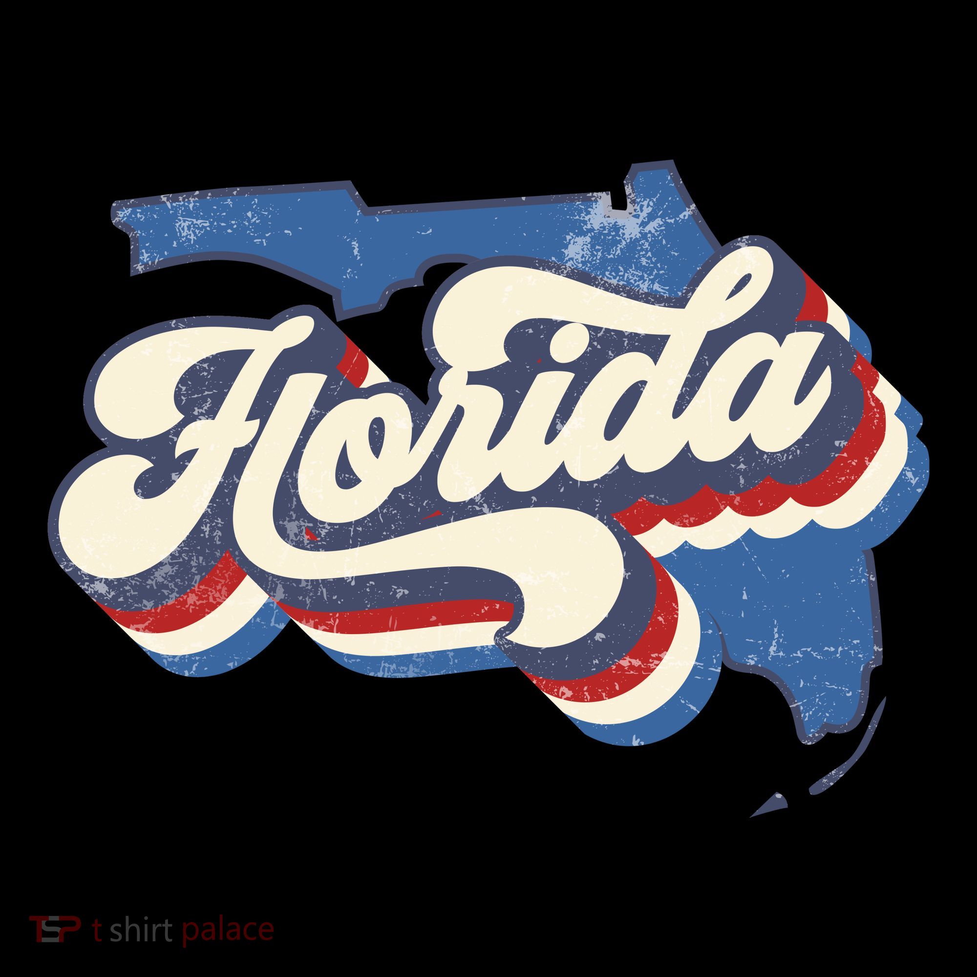 State Of Florida Retro Logo Women's Hoodie