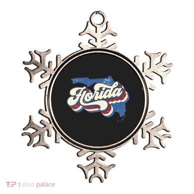 State Of Florida Retro Logo Ornament