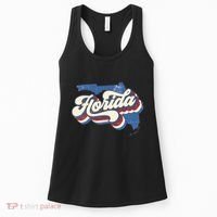 State Of Florida Retro Logo Women's Tank Top thumb 0