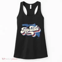 State Of Florida Retro Logo Women's Tank Top thumb 0