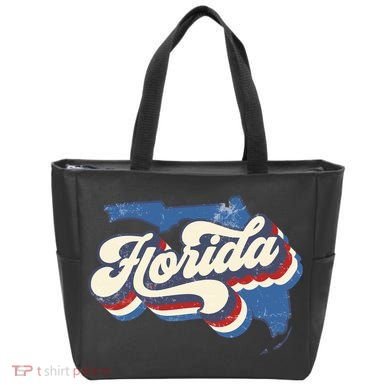 State Of Florida Retro Logo Tote Bag