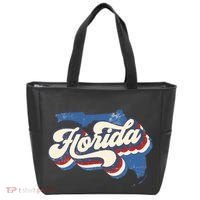 State Of Florida Retro Logo Tote Bag thumb 0