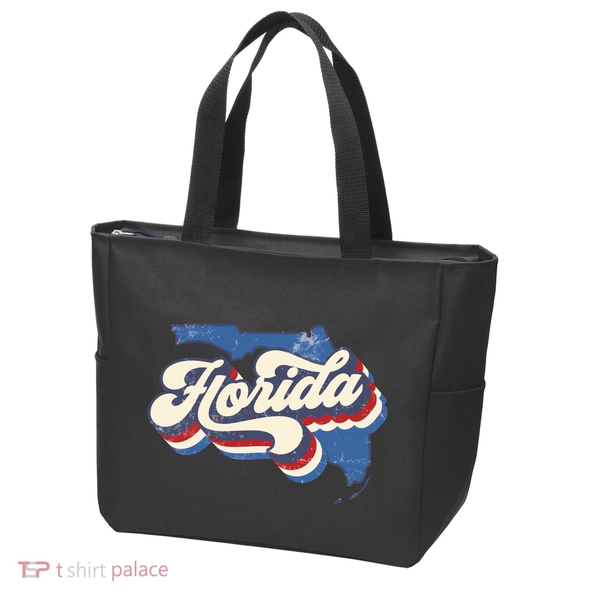 State Of Florida Retro Logo Tote Bag