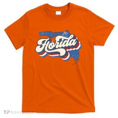 State Of Florida Retro Logo T-Shirt