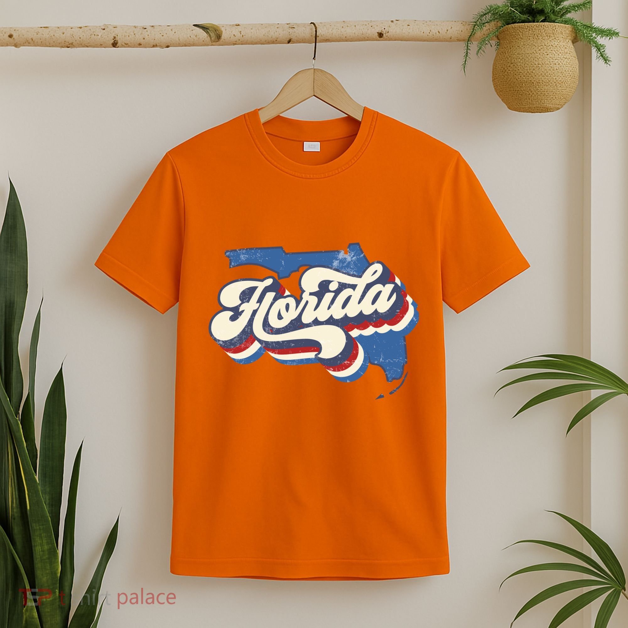 State Of Florida Retro Logo T-Shirt