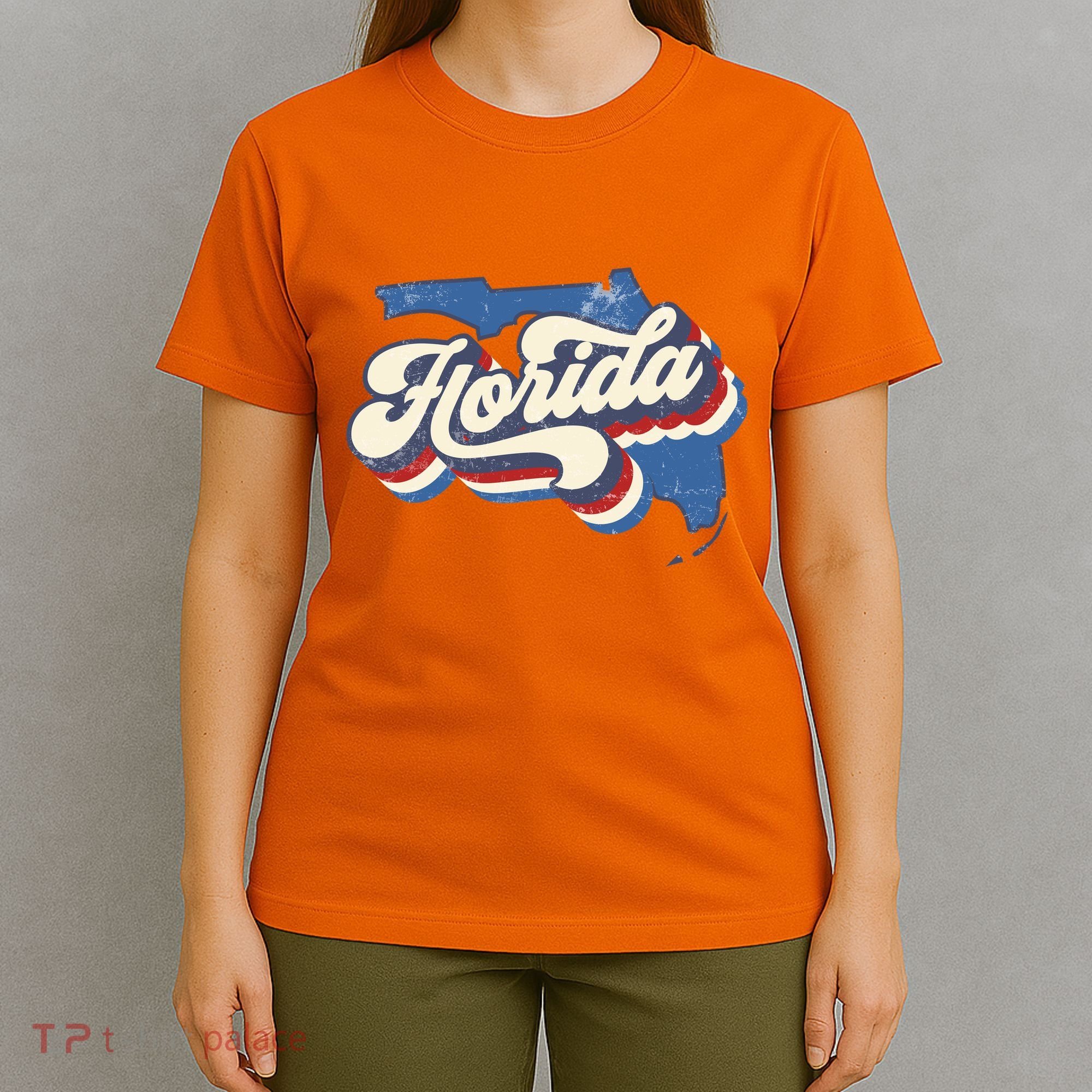 State Of Florida Retro Logo T-Shirt