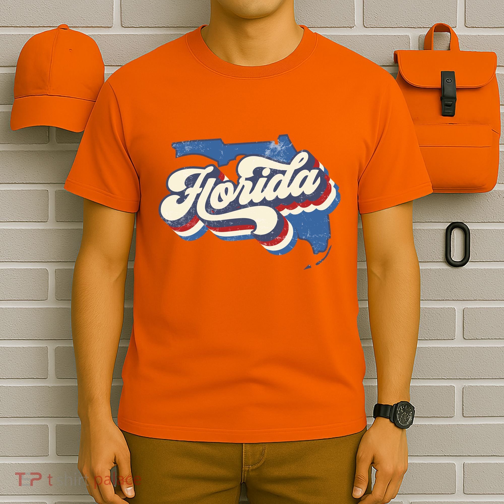 State Of Florida Retro Logo T-Shirt
