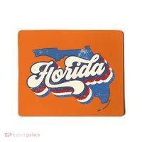 State Of Florida Retro Logo Mousepad thumb 0