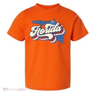 State Of Florida Retro Logo Toddler T-Shirt