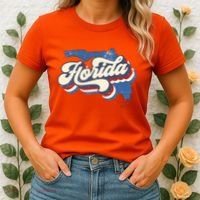 State Of Florida Retro Logo Women's T-Shirt thumb 2