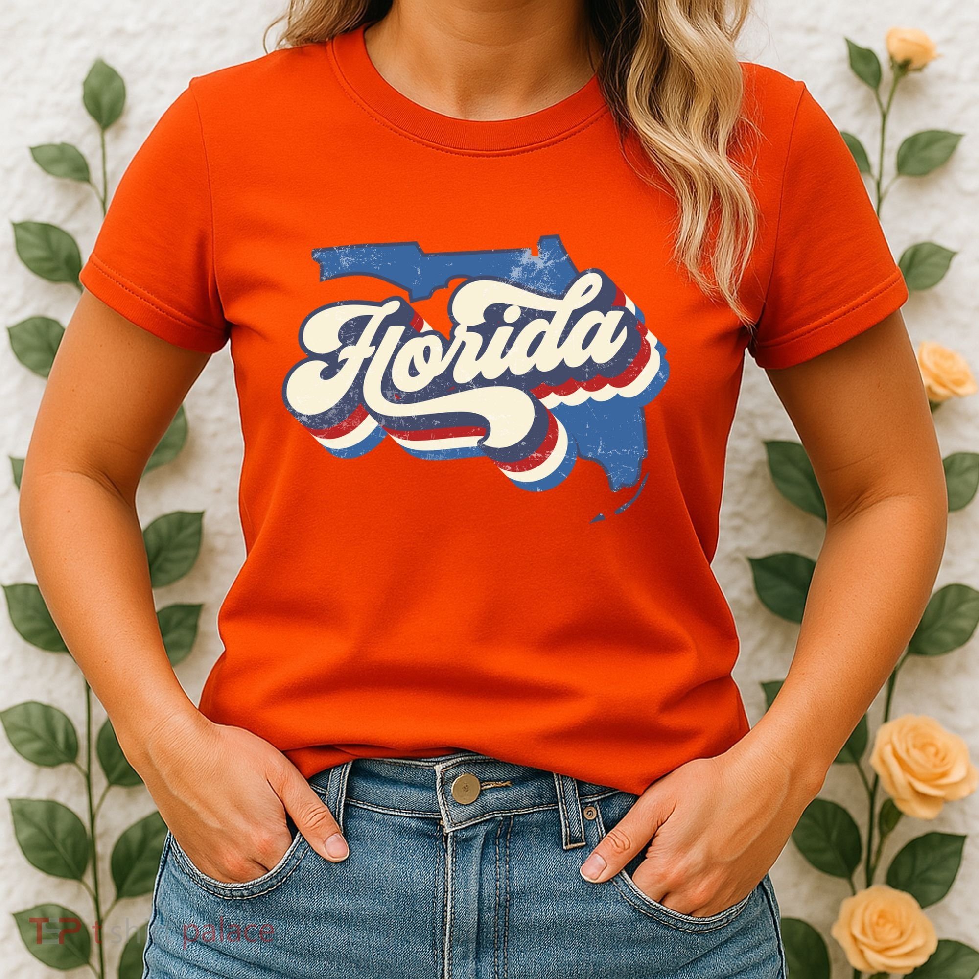 State Of Florida Retro Logo Women's T-Shirt