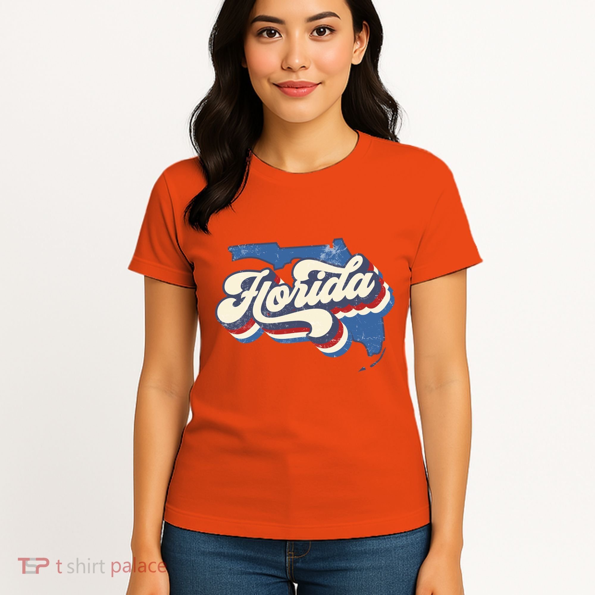 State Of Florida Retro Logo Women's T-Shirt