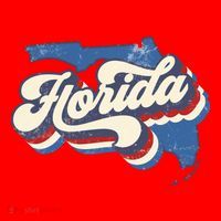 State Of Florida Retro Logo Santa Hat thumb 1
