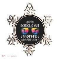 Schools Out Forever Retired Loving It Summer Teacher Student Ornament thumb 0