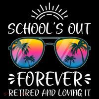 Schools Out Forever Retired Loving It Summer Teacher Student Tote Bag thumb 4