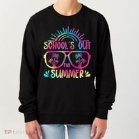 School's Out For Summer Tie Dye Women's Sweatshirt thumb 0