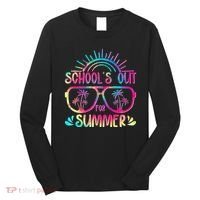 School's Out For Summer Tie Dye Long Sleeve Shirt thumb 0
