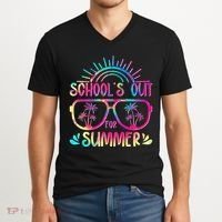 School's Out For Summer Tie Dye V-Neck T-Shirt thumb 2