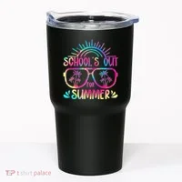 School's Out For Summer Tie Dye Tumbler thumb 0